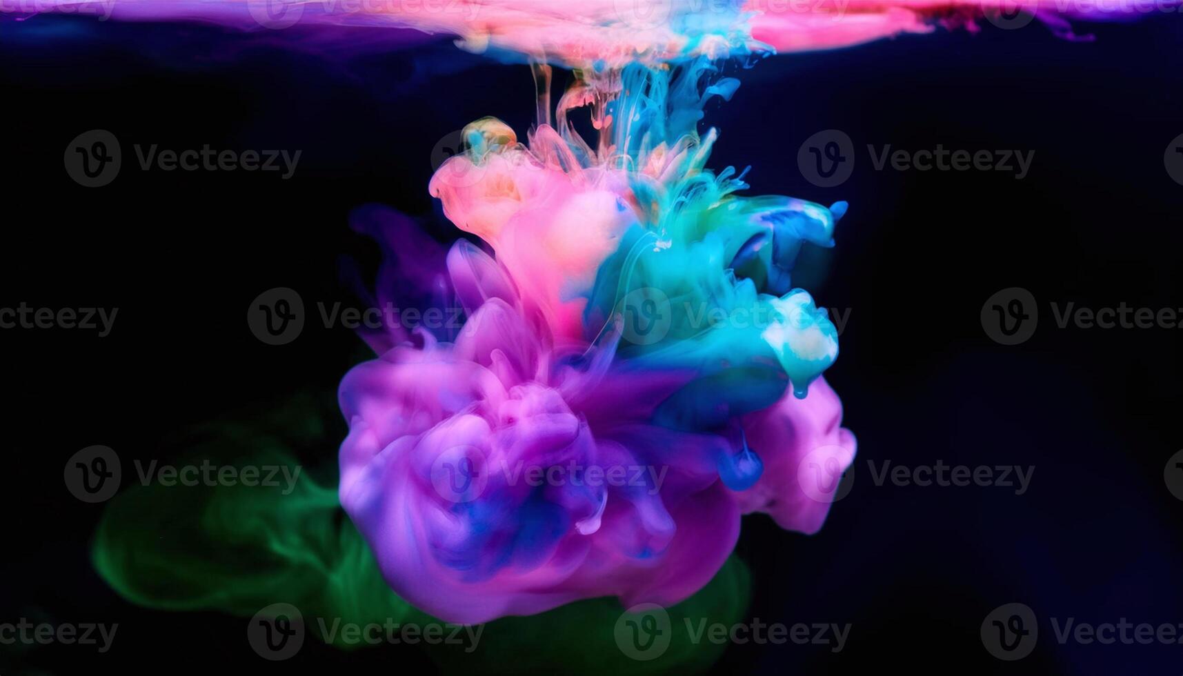abstract ink flow in water wallpaper photo