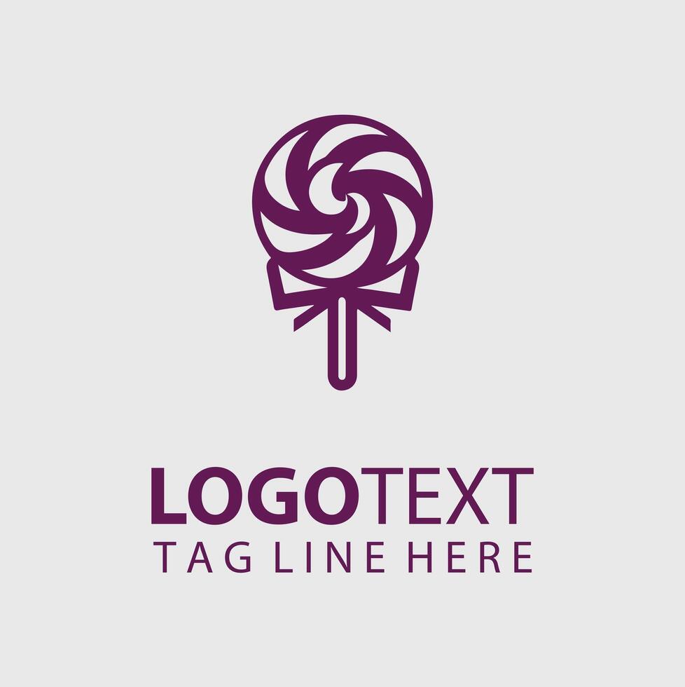 Lollipop Logo Illustrations vector