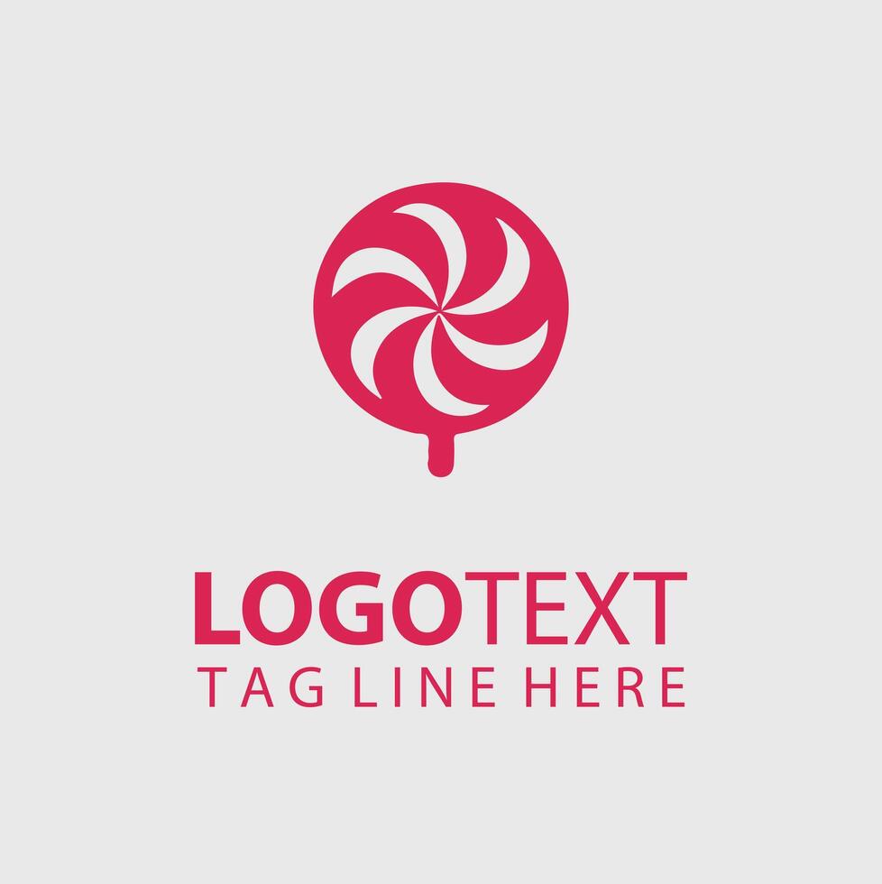 Lollipop Logo Illustration vector