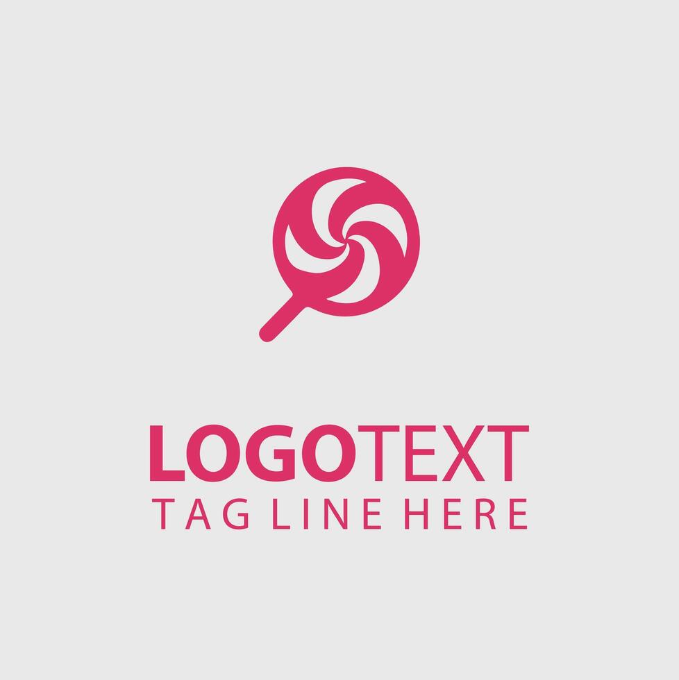 Lollipop Logo Illustration vector