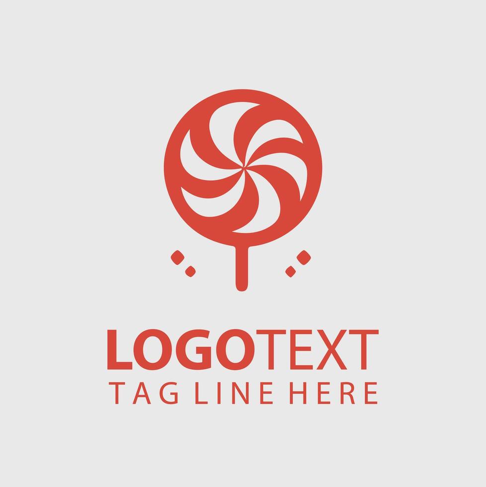Lollipop Logo Illustration vector