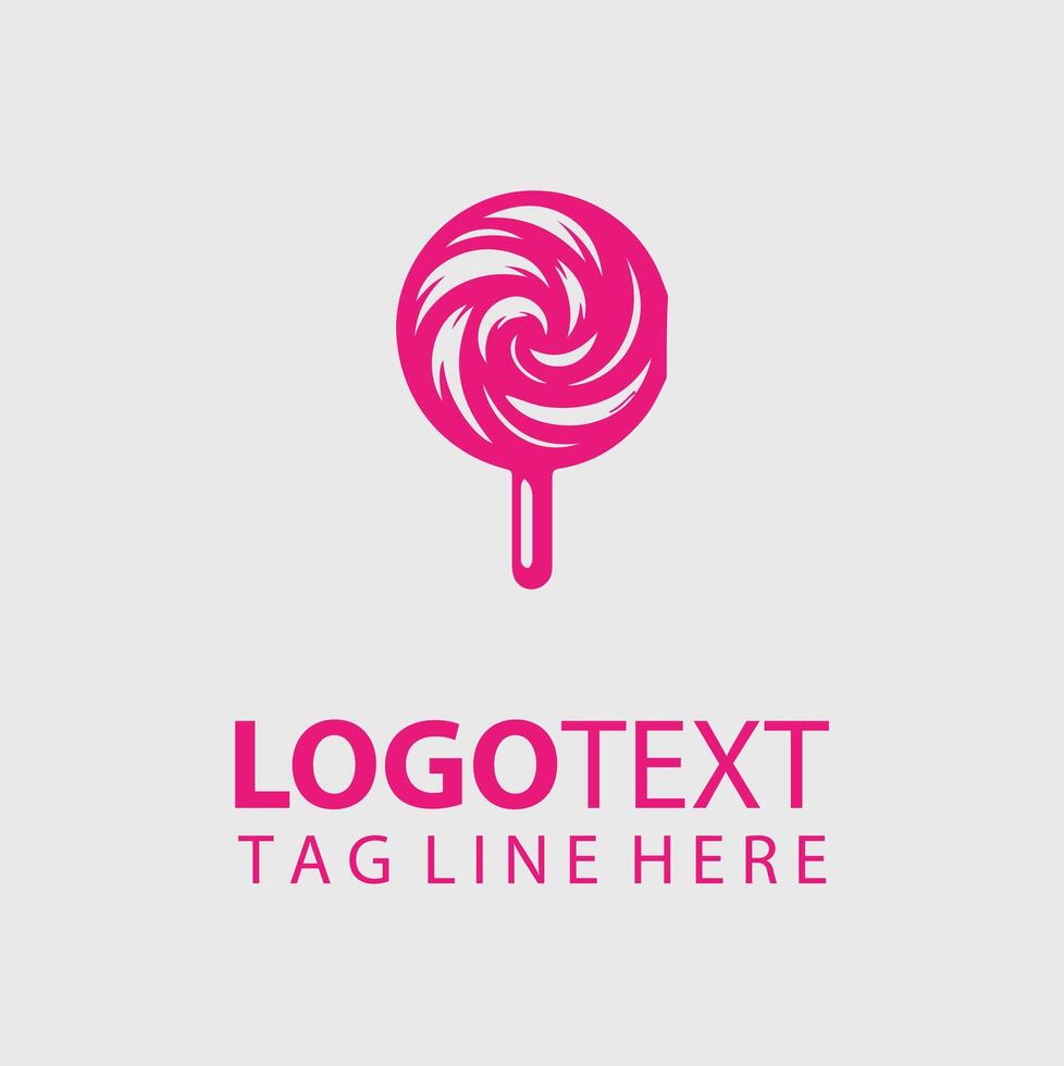 Lollipop Logo Illustration vector