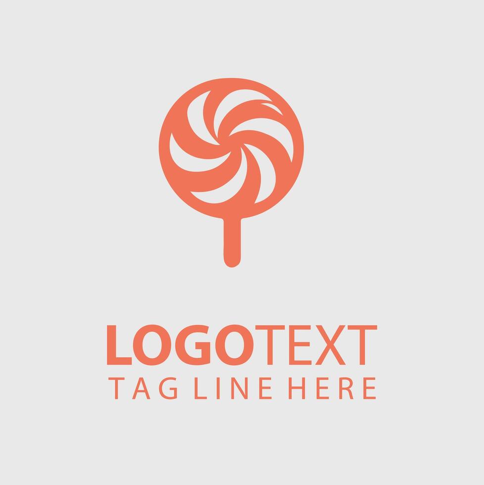 Lollipop Logo Illustration vector
