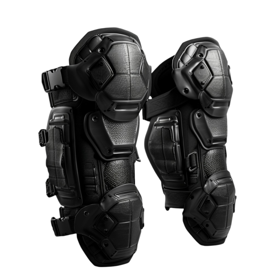 Pair of Knee Pads on Transparent Background AI-Generative png