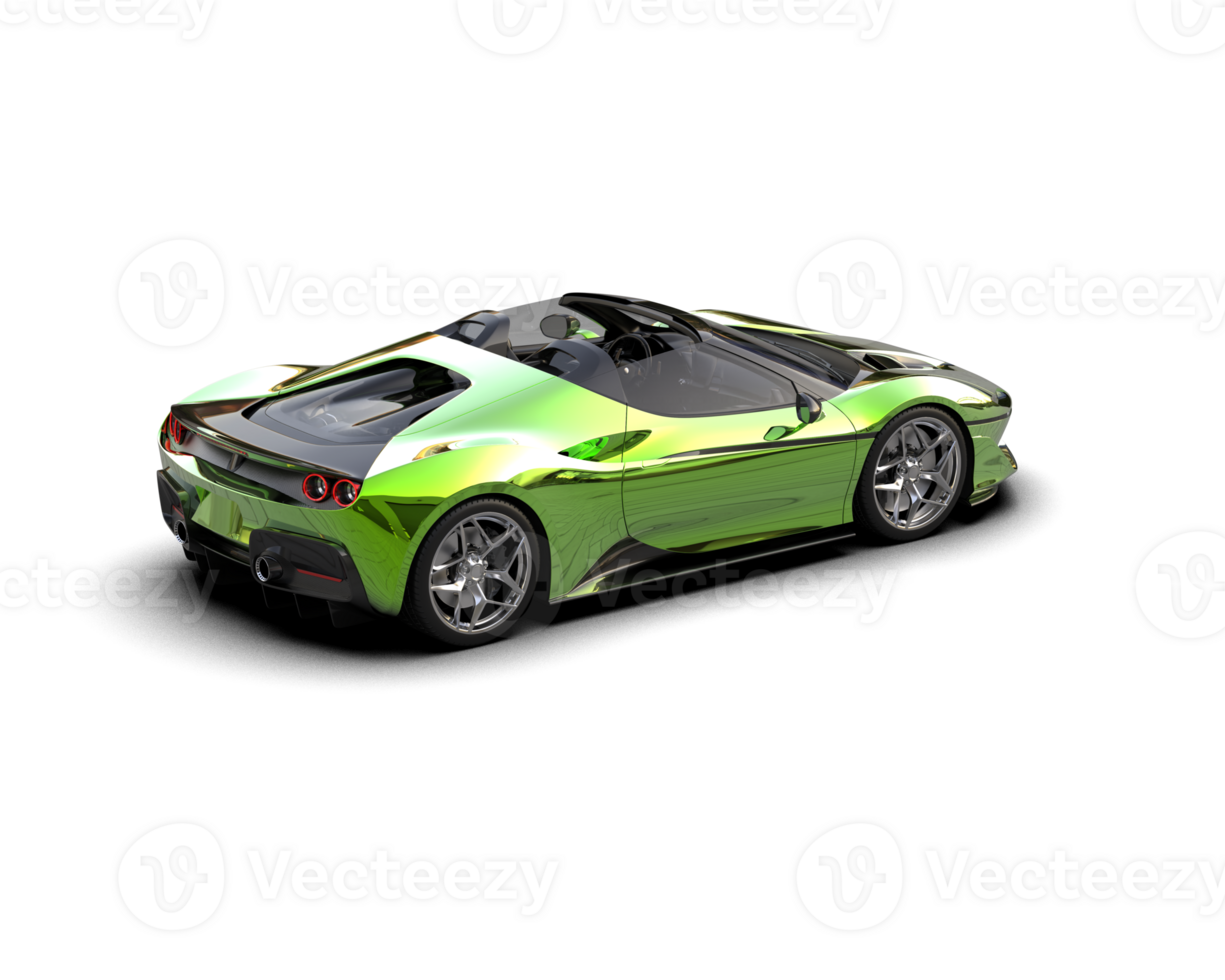 realistisch Sport Auto isoliert auf Hintergrund. 3d Rendern - - Illustration png
