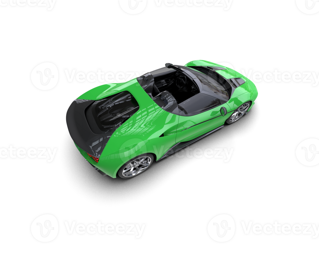 realistisch sport auto geïsoleerd Aan achtergrond. 3d renderen - illustratie png