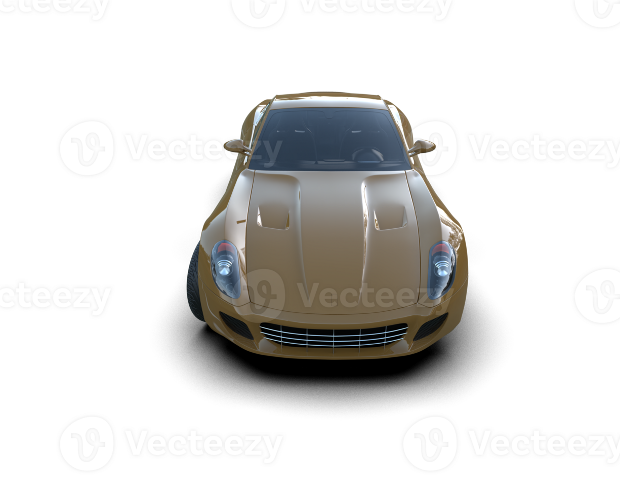 realistico sport auto isolato su sfondo. 3d interpretazione - illustrazione png