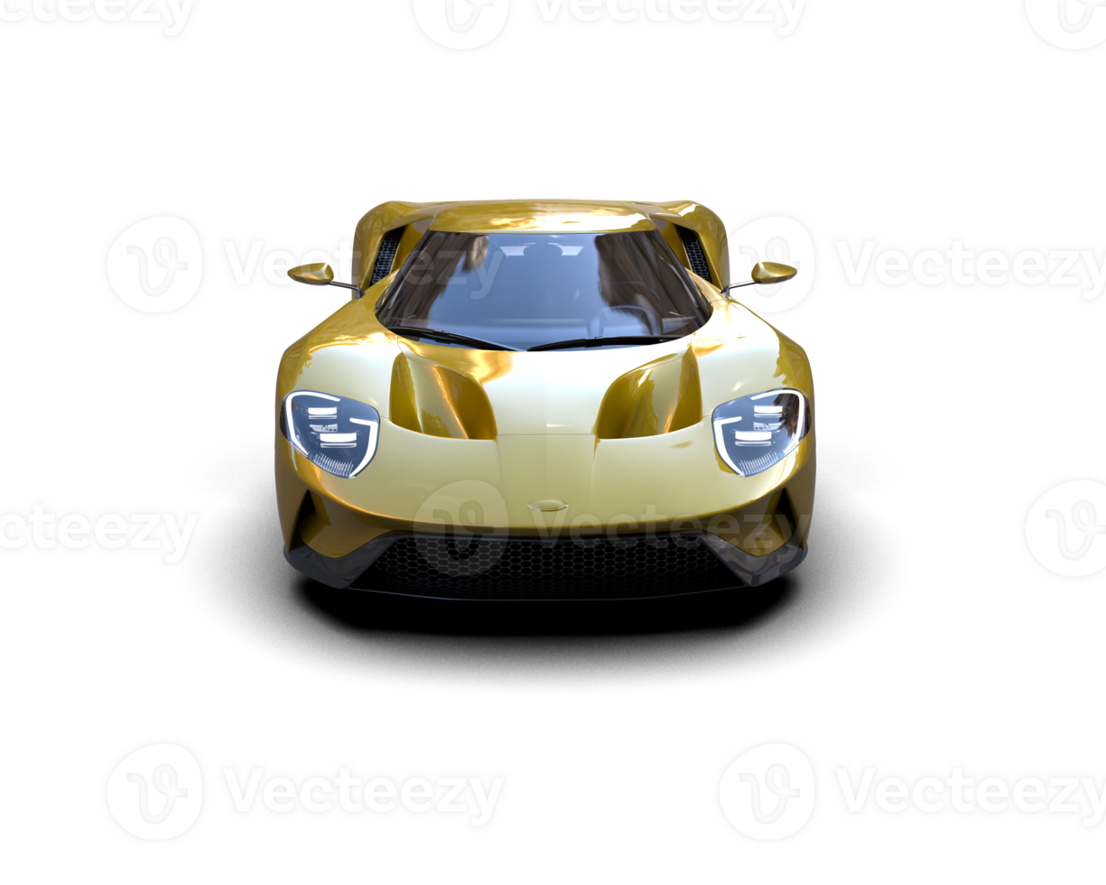 réaliste sport voiture isolé sur Contexte. 3d le rendu - illustration png