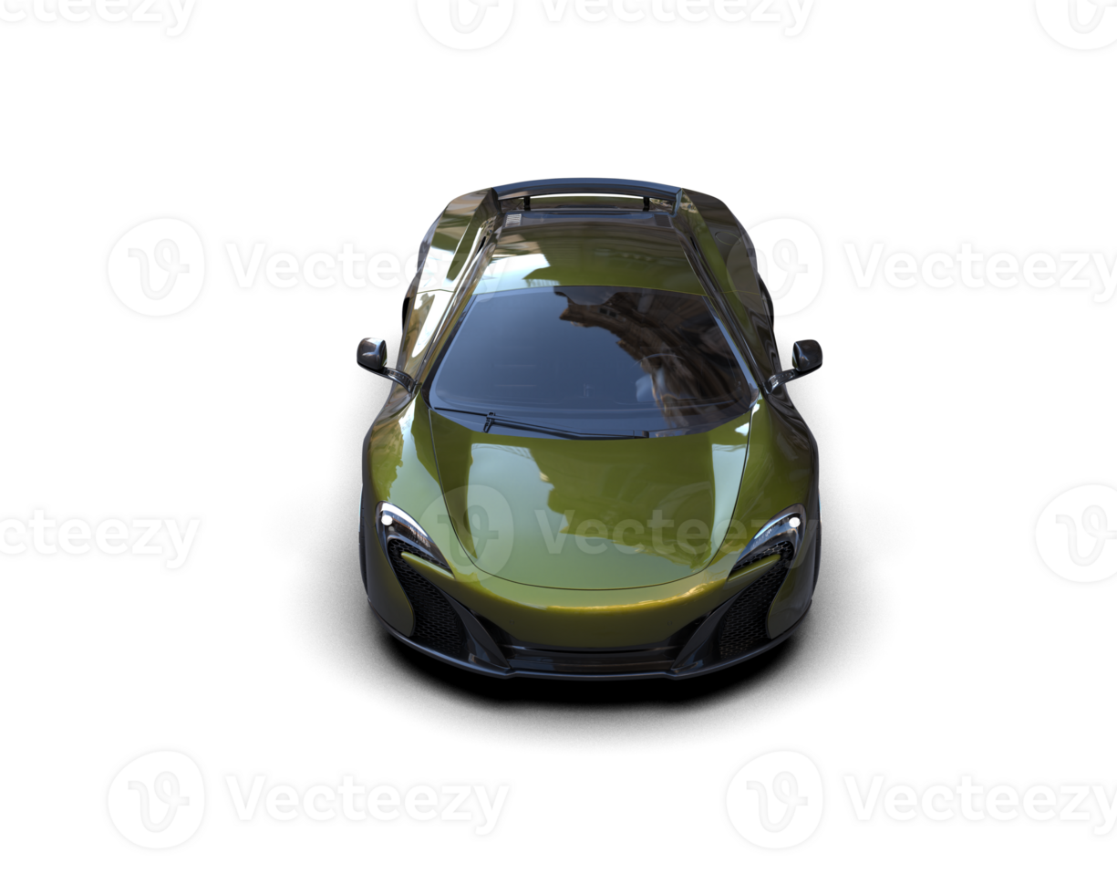 realista deporte coche aislado en antecedentes. 3d representación - ilustración png