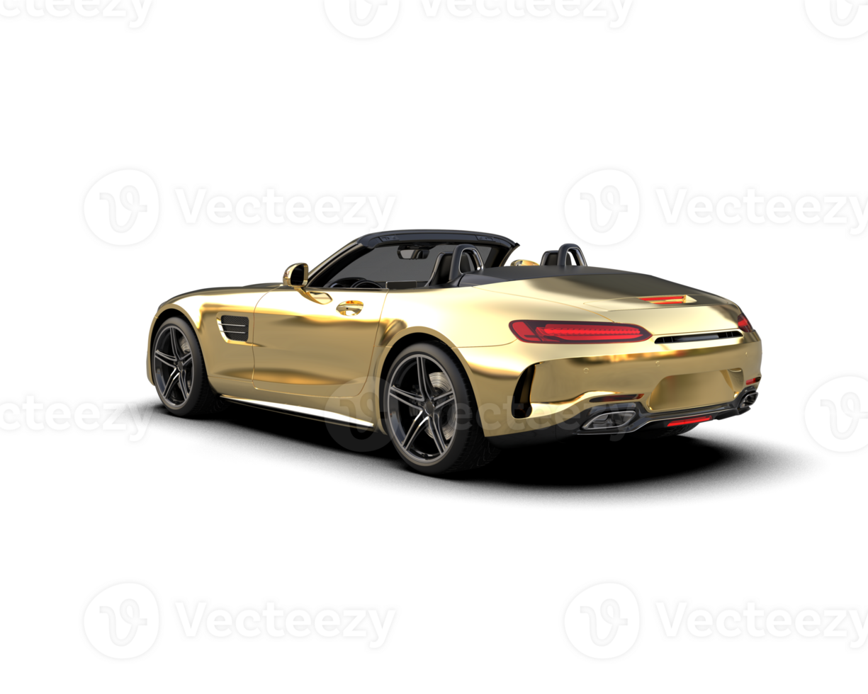 réaliste sport voiture isolé sur Contexte. 3d le rendu - illustration png