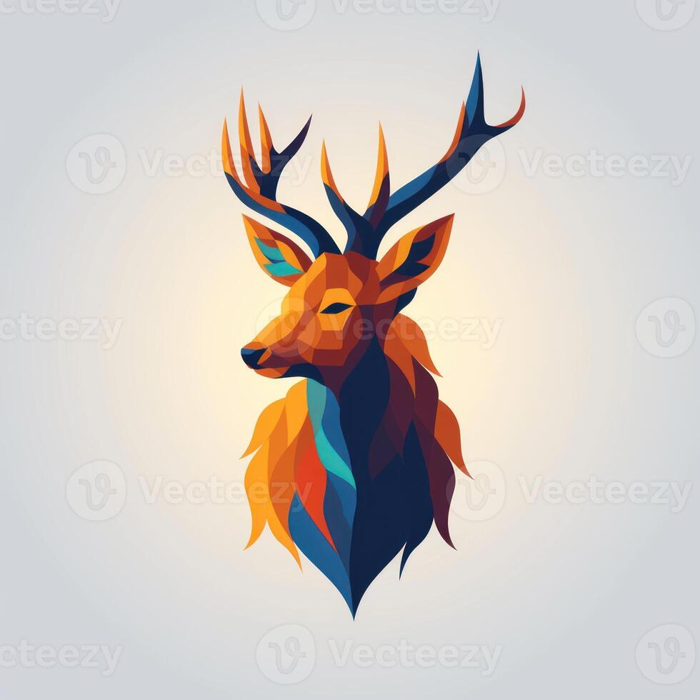 an image of a stagg that is made out of paper, photo