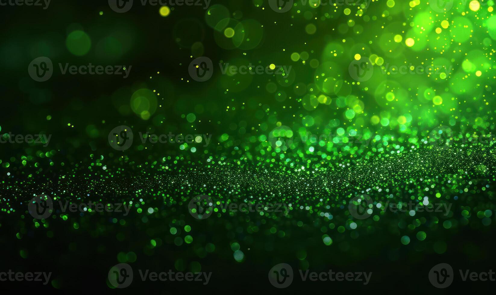 an abstract green and gold background that features defteristic small details, photo