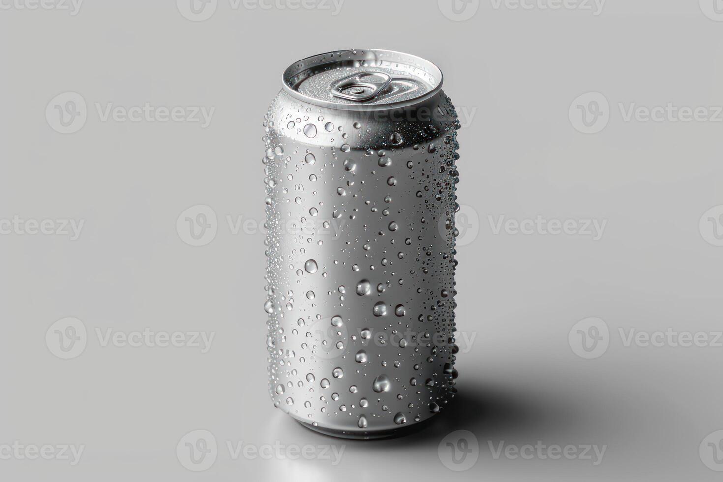 soda can with water on the top of it, photo