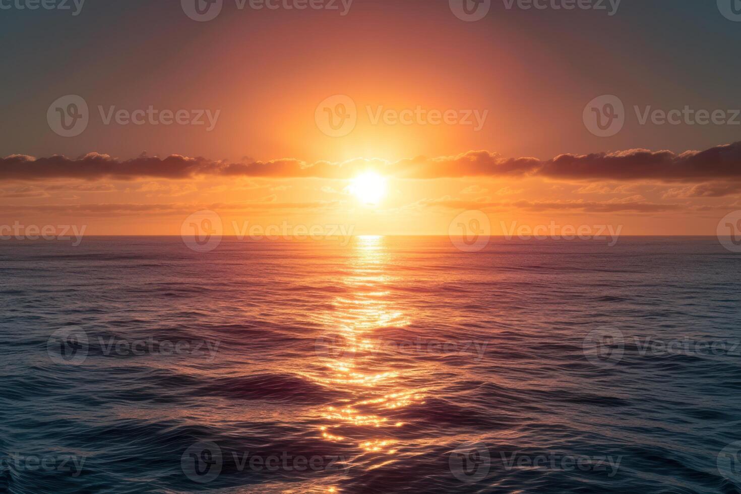 a large body of water with boats at sunset, photo