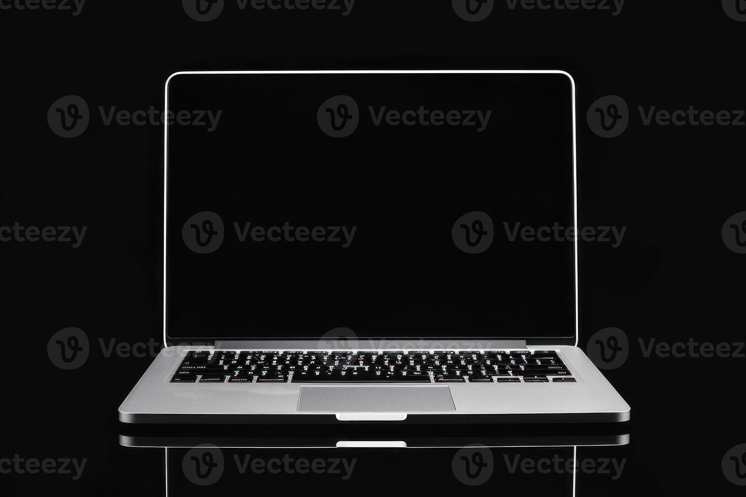 two black and white laptop keyboards standing on top of each other, photo