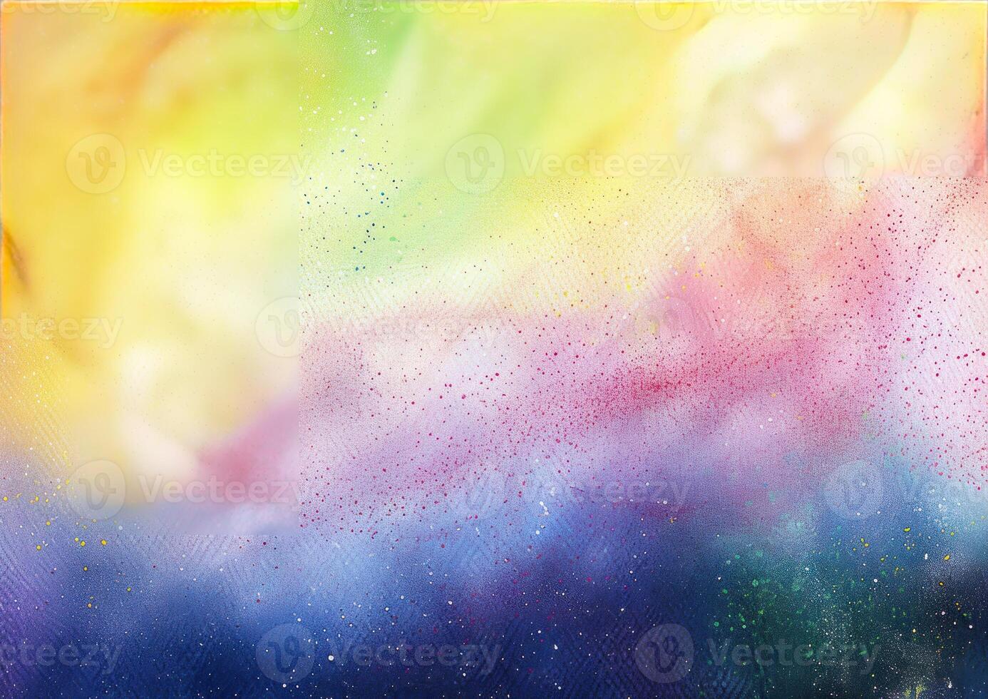 abstract painting in bright colors as he paints, photo