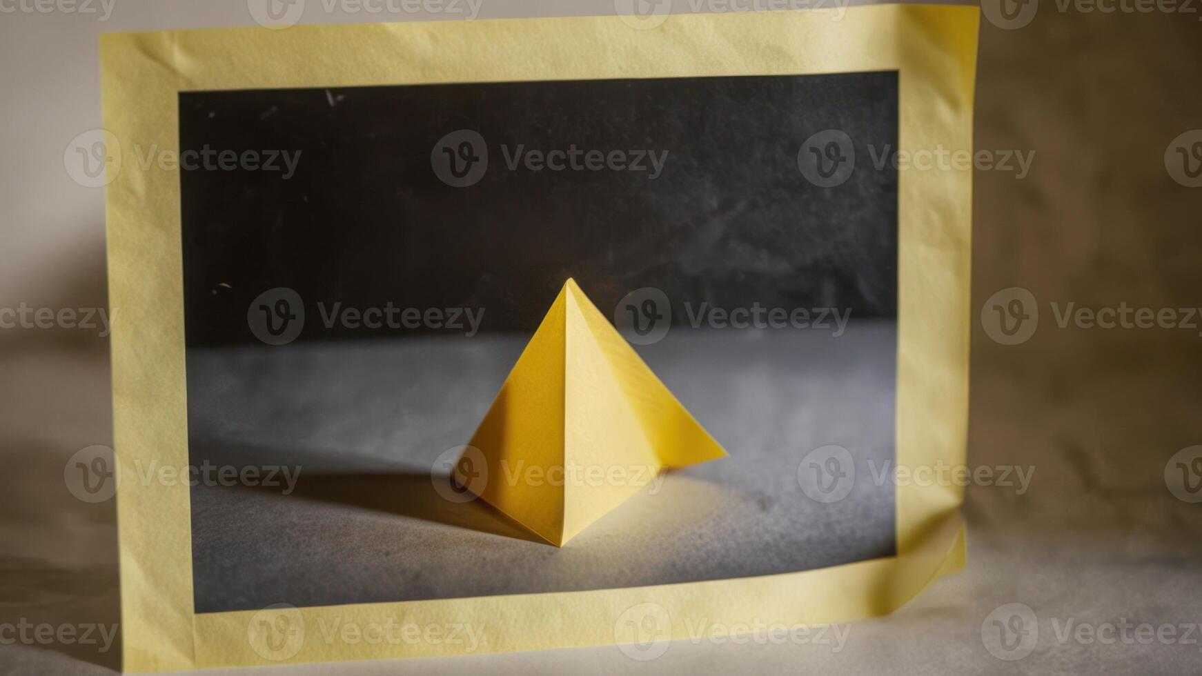 an unusual paper sculpture that is on the table, photo