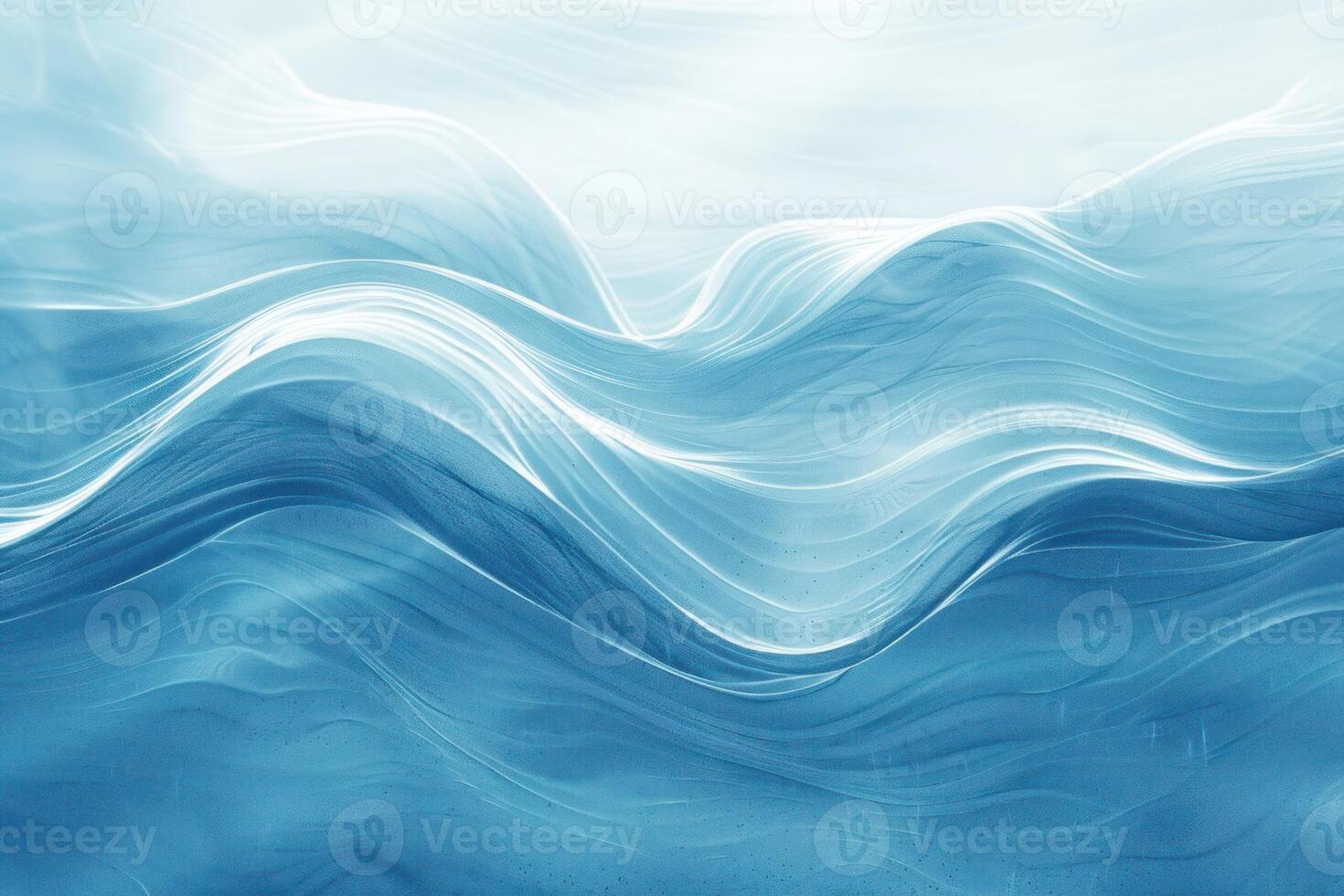an abstract painting of water with white waves, photo
