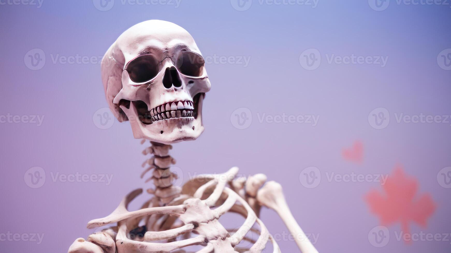 the skeleton is ready to be painted, photo