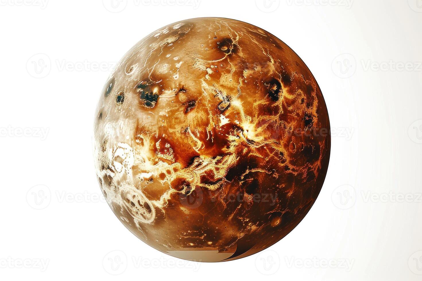 an egg with a swirly substance that looks like earth, photo