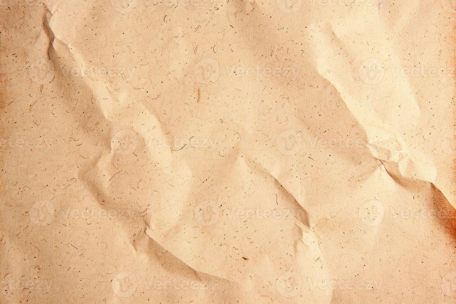 the brown paper is being crumpled looking like a picture, photo