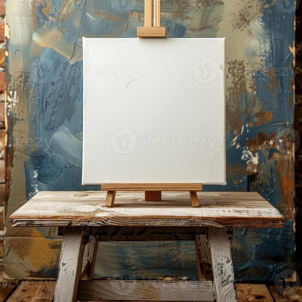 the easel that i found in an art studio, photo