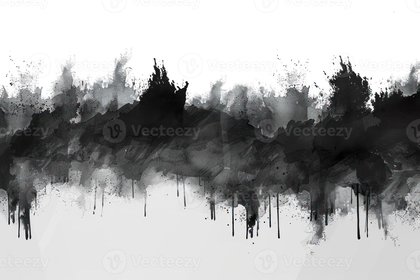 the watercolor stains were flying out of the sky, photo