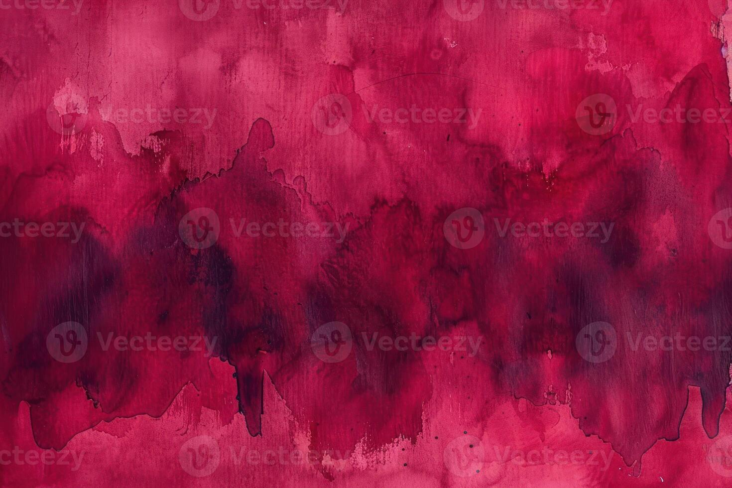 an artistic painting has been colored red on the walls, photo