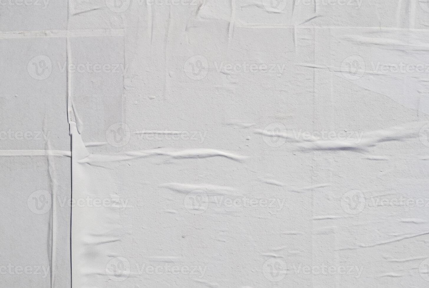 White Creased Poster Texture Background photo
