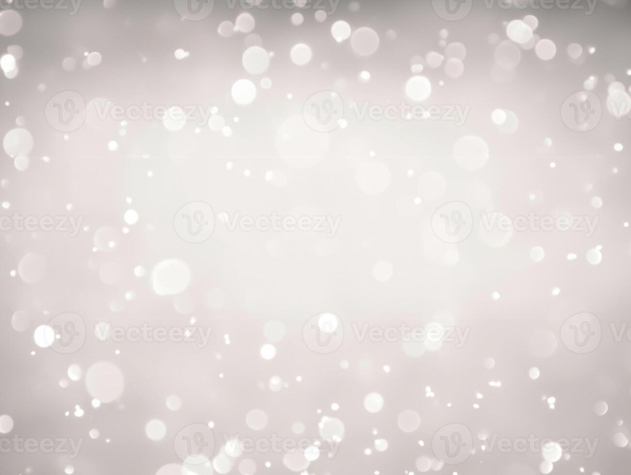 white bokeh lights defocused.Abstract bokeh lights with soft light background. Blur wall. photo