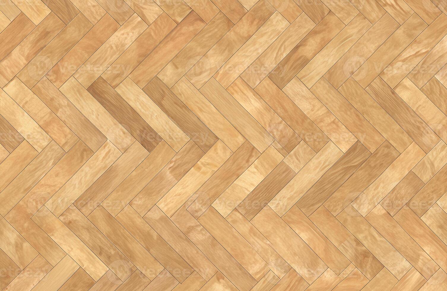 Top View of Herringbone Wooden Parquet Texture photo