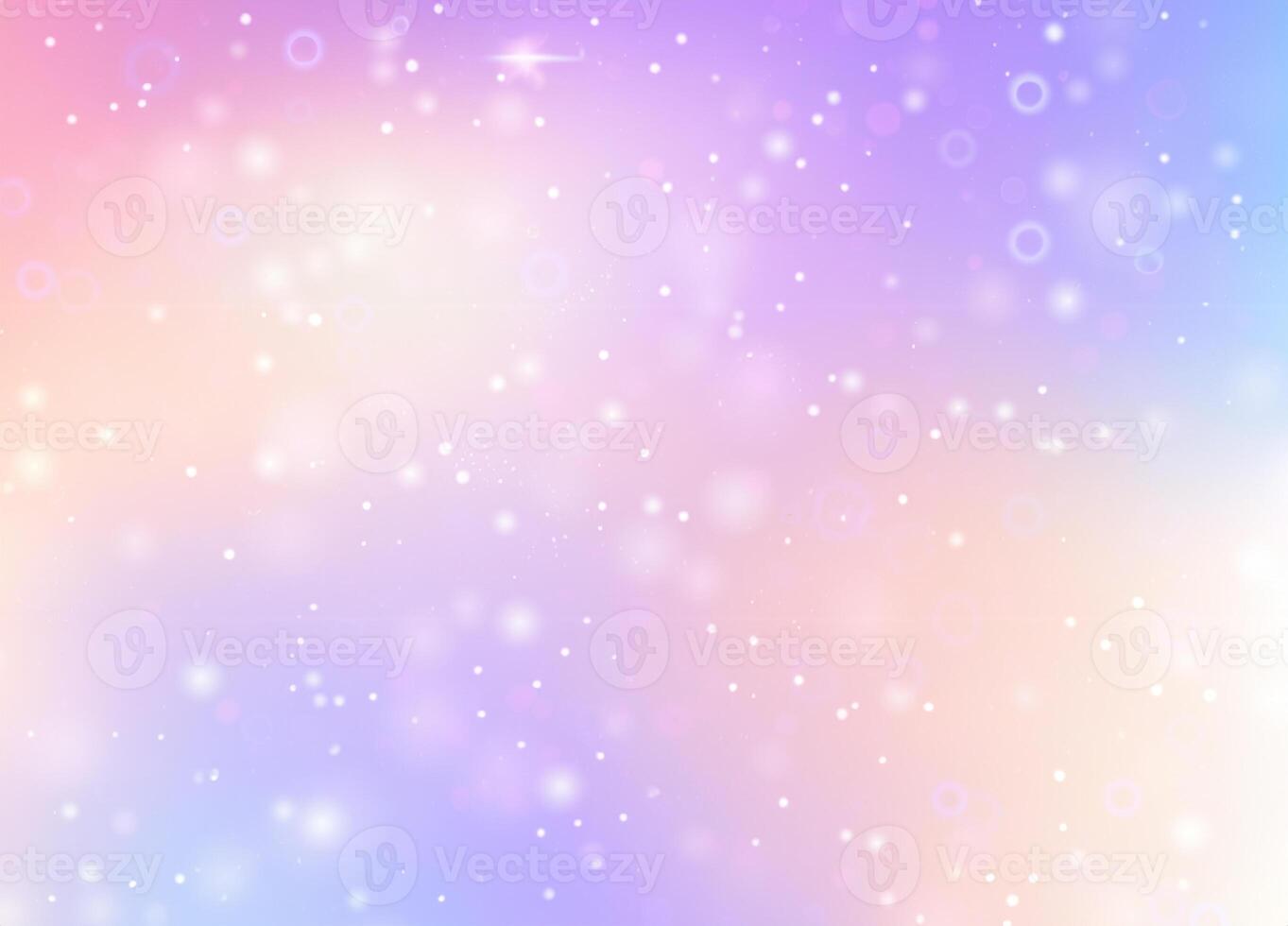 Rainbow Hologram Background with Sparkles and Gradient photo