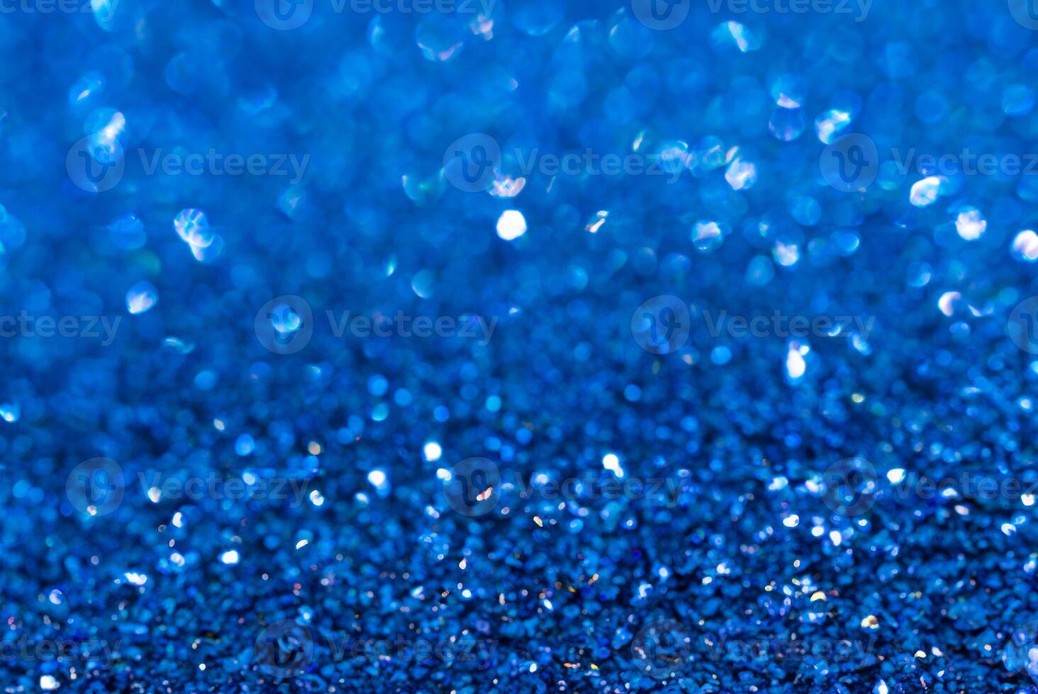 Blue Glitter Abstract Background photo