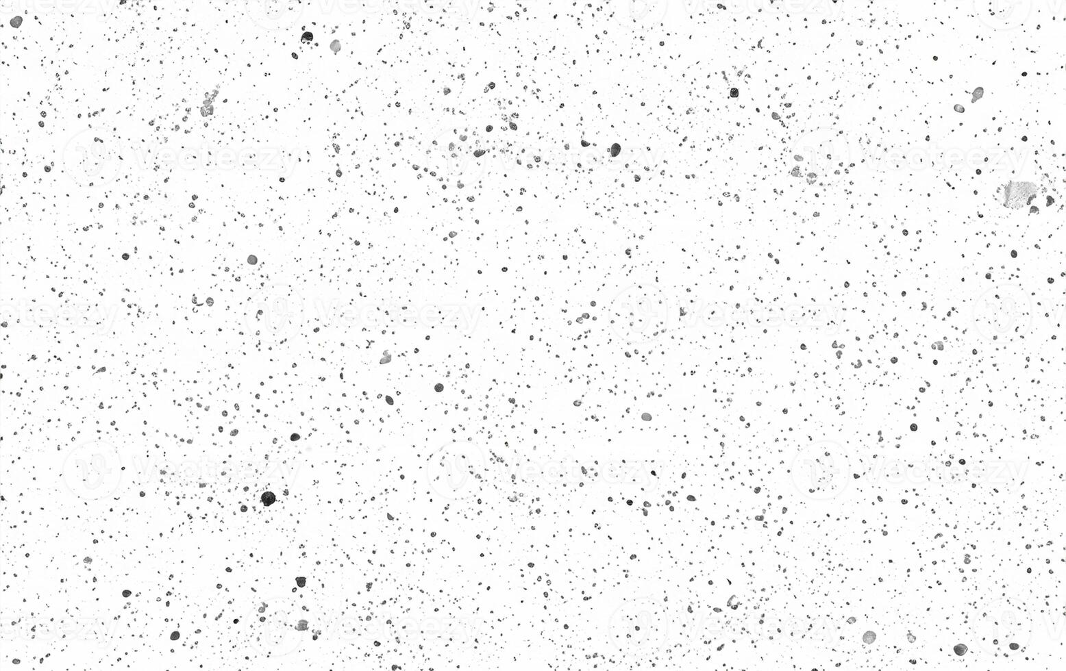 Top View of Falling Black Particles on White Background with Winter Sky Texture photo
