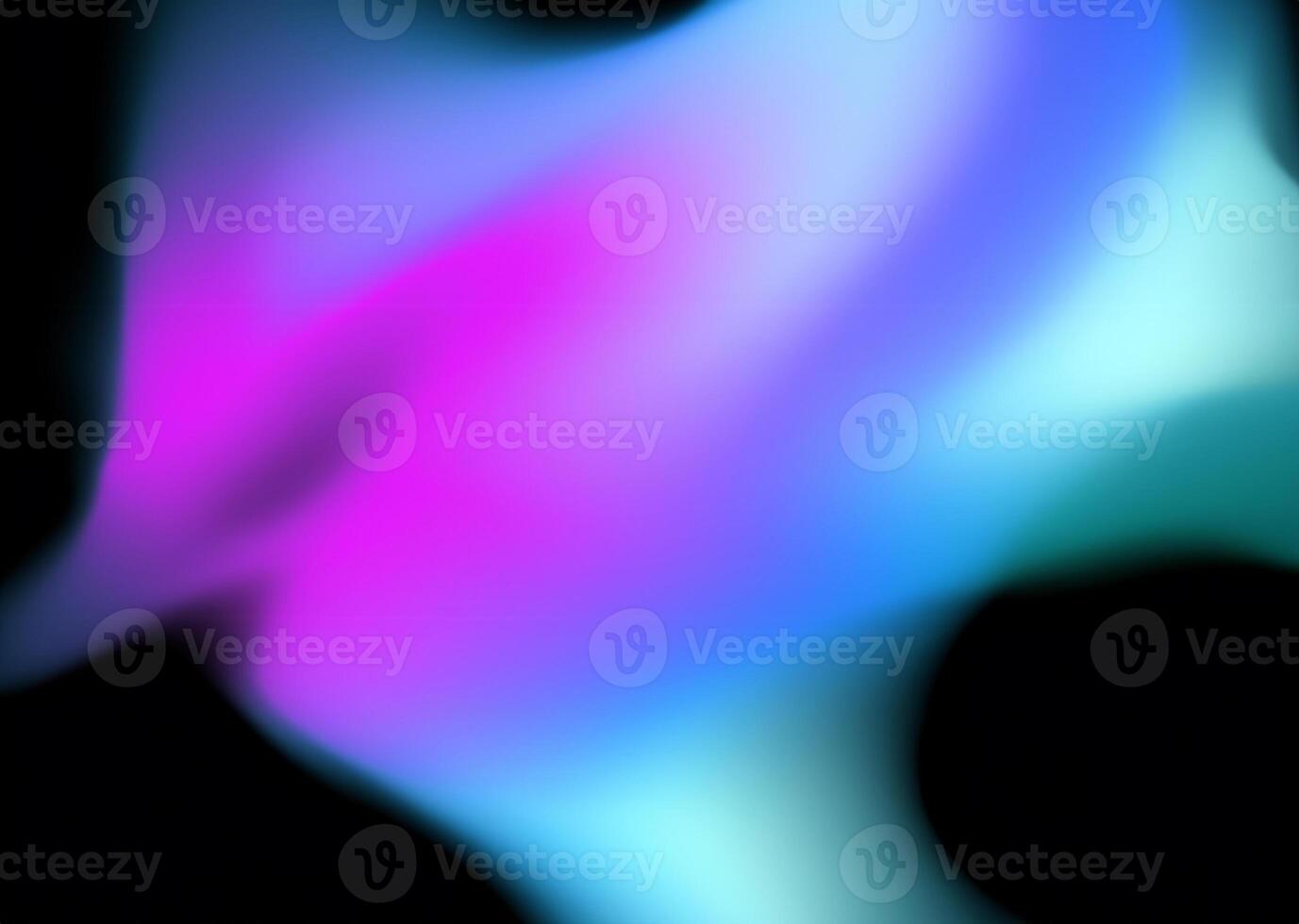 Gradient Background with Abstract Liquid Waves in Blue and Purple Tones - Futuristic Retro Style photo