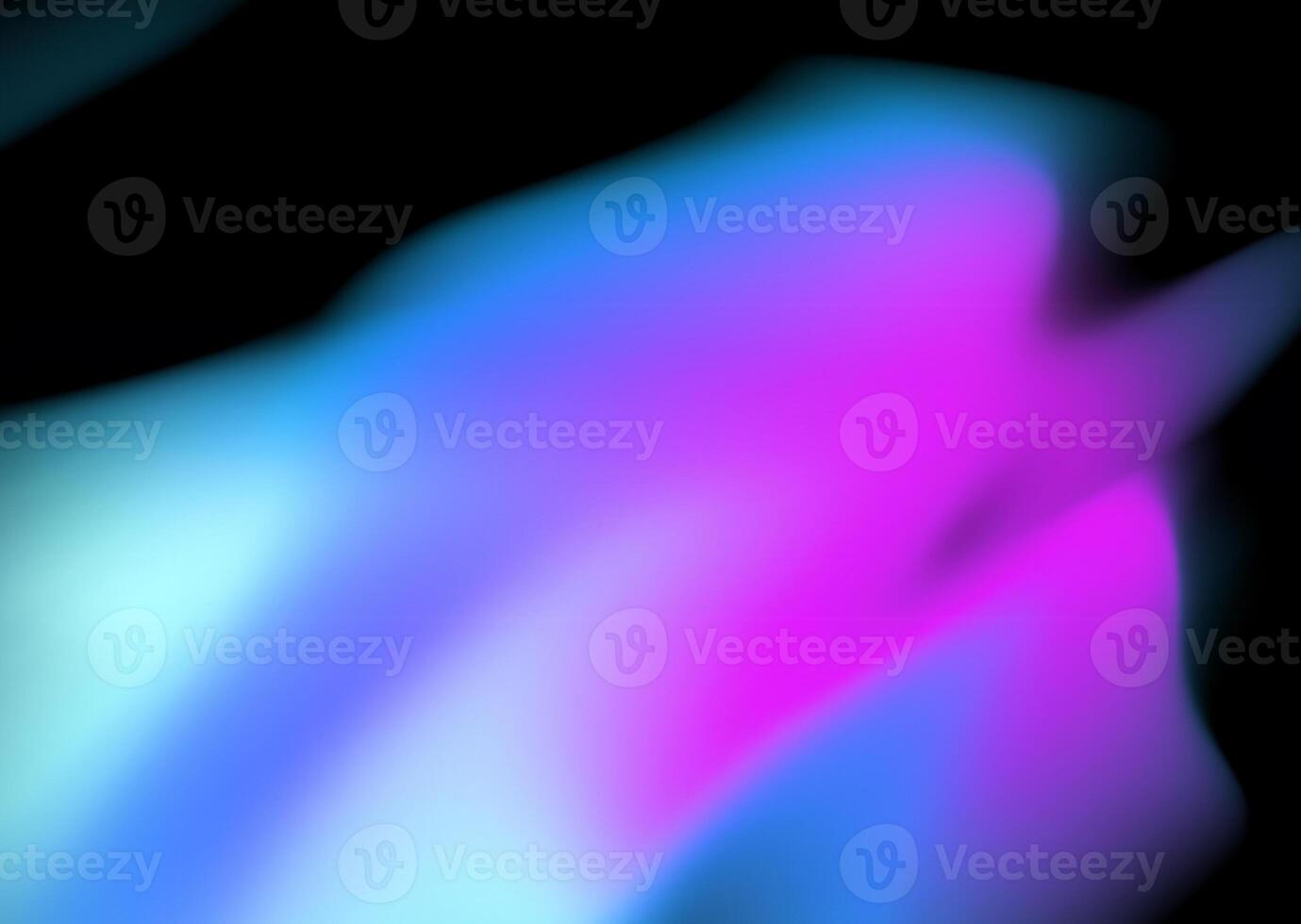 Abstract Gradient Background with Wavy Liquid Shapes and Grain Texture - Blue, Pink, and Purple photo