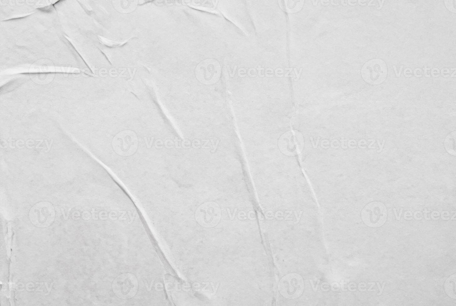 Crumpled White Paper Texture Background photo