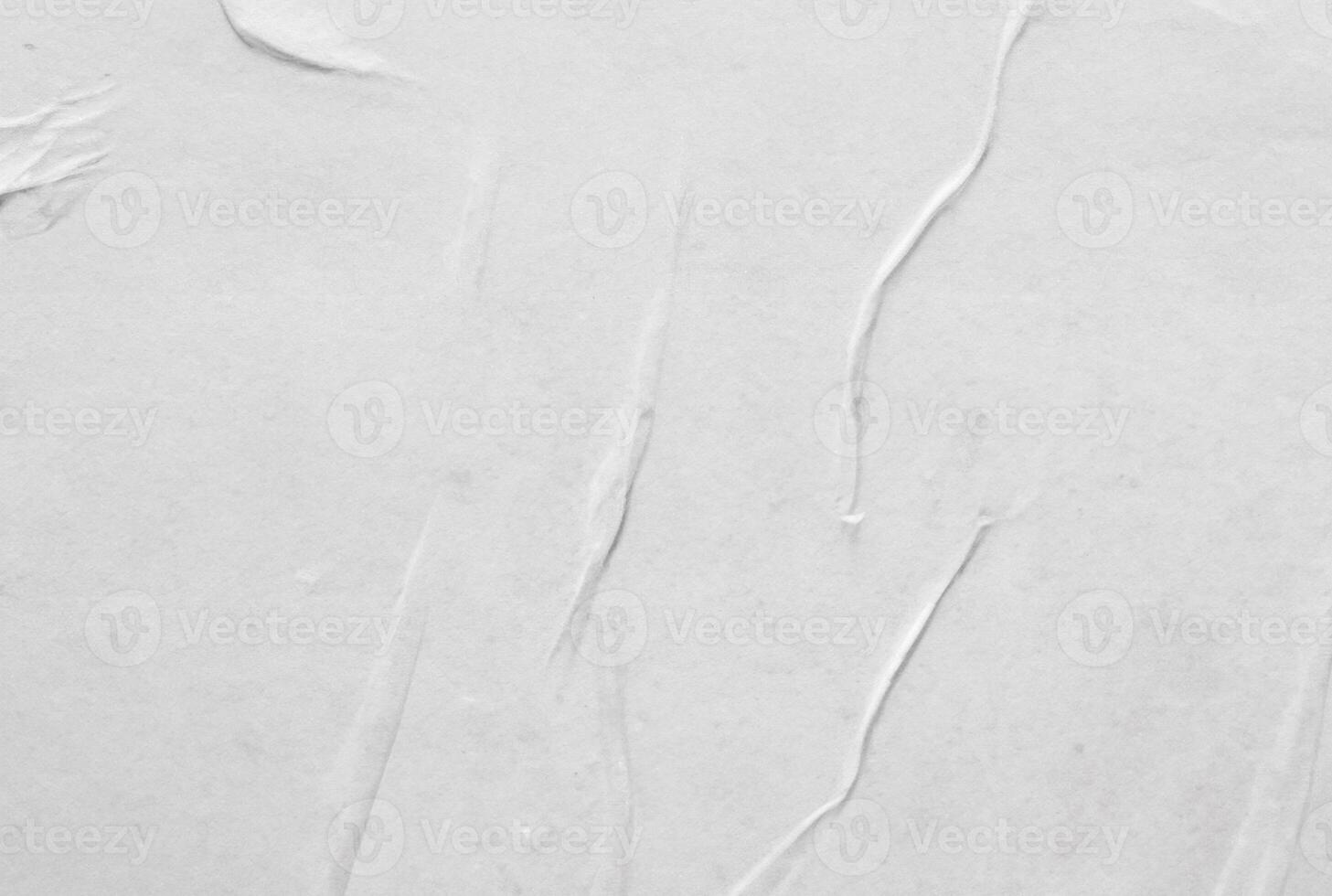 Crumpled White Paper Poster Texture photo