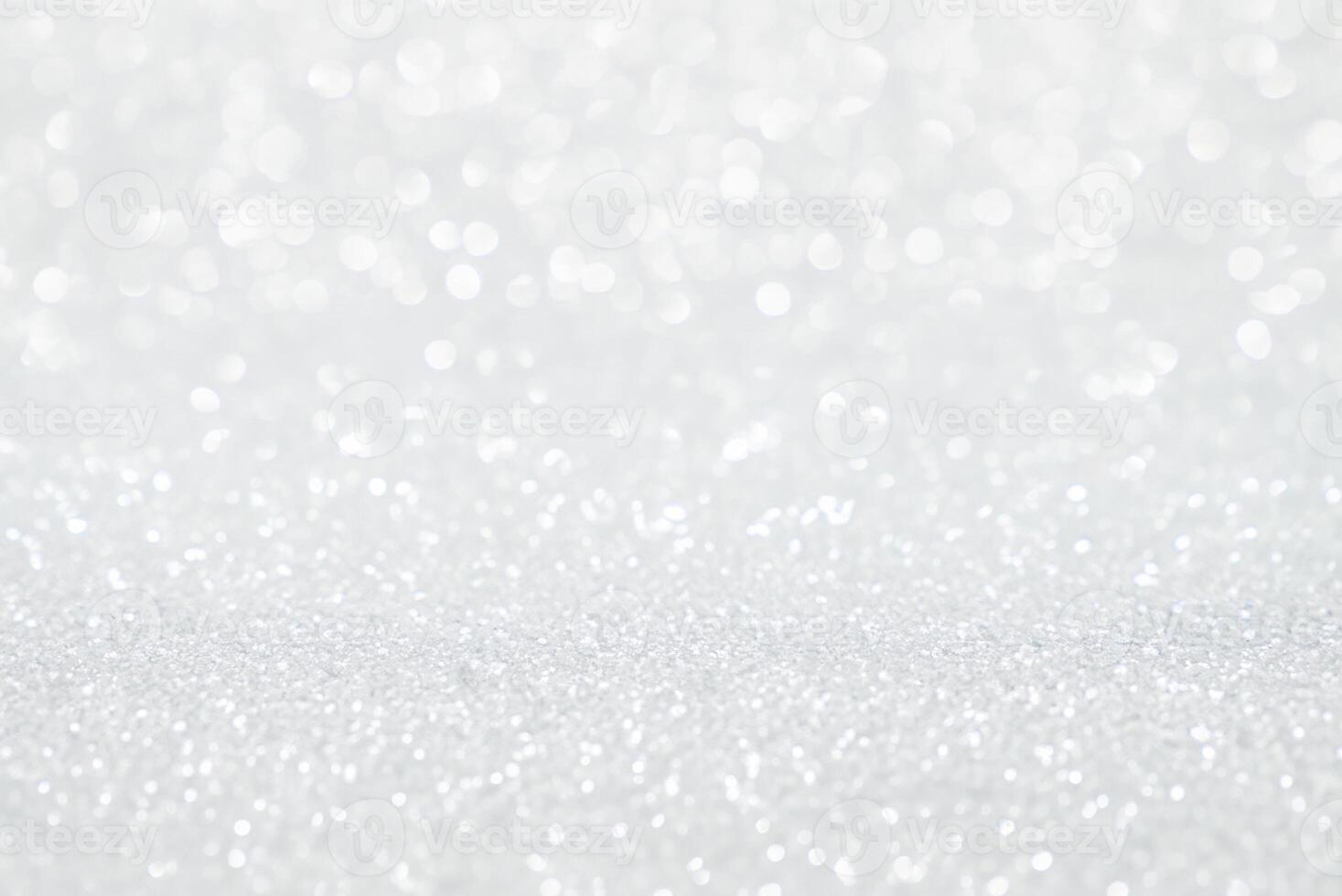 Silver Glitter Christmas Abstract Background photo