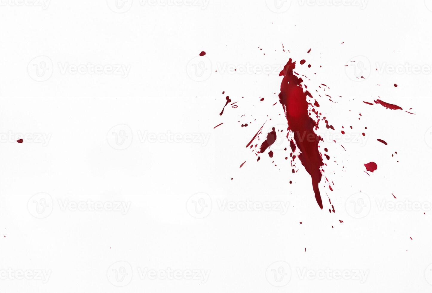 Blood Splatter on White Background photo
