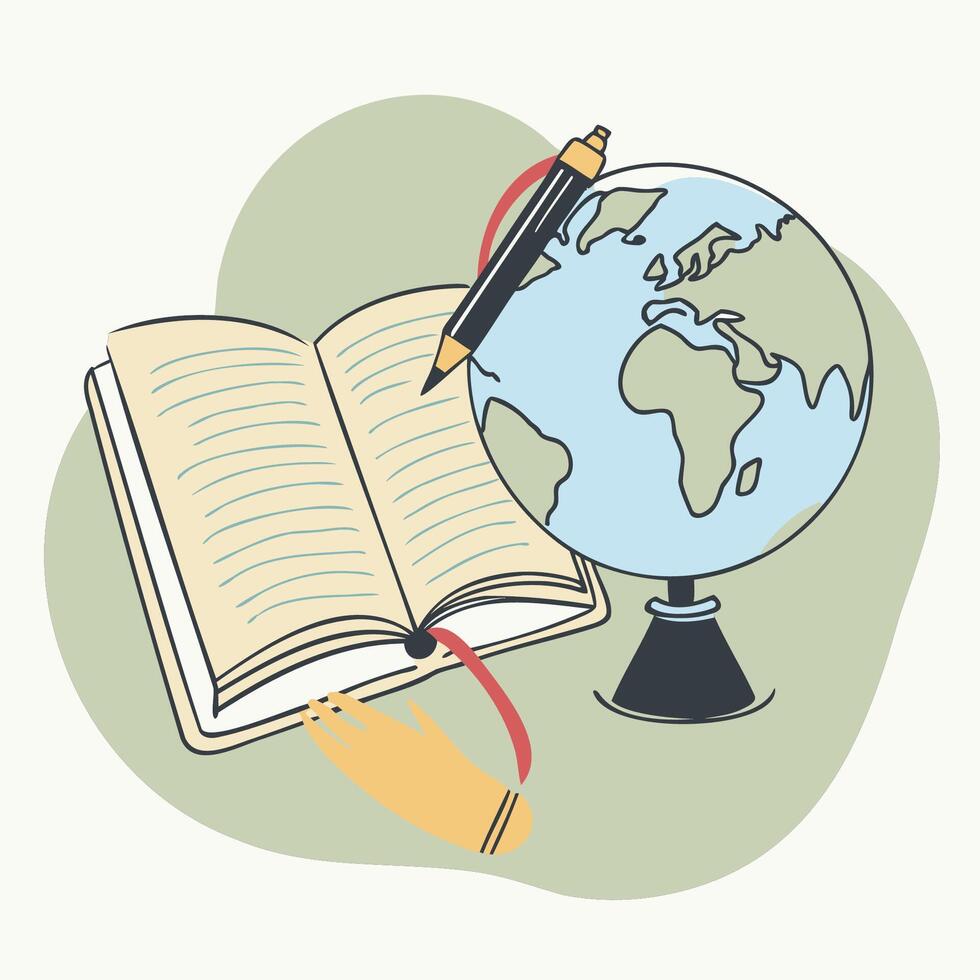 World Letter Writing Day illustration vector