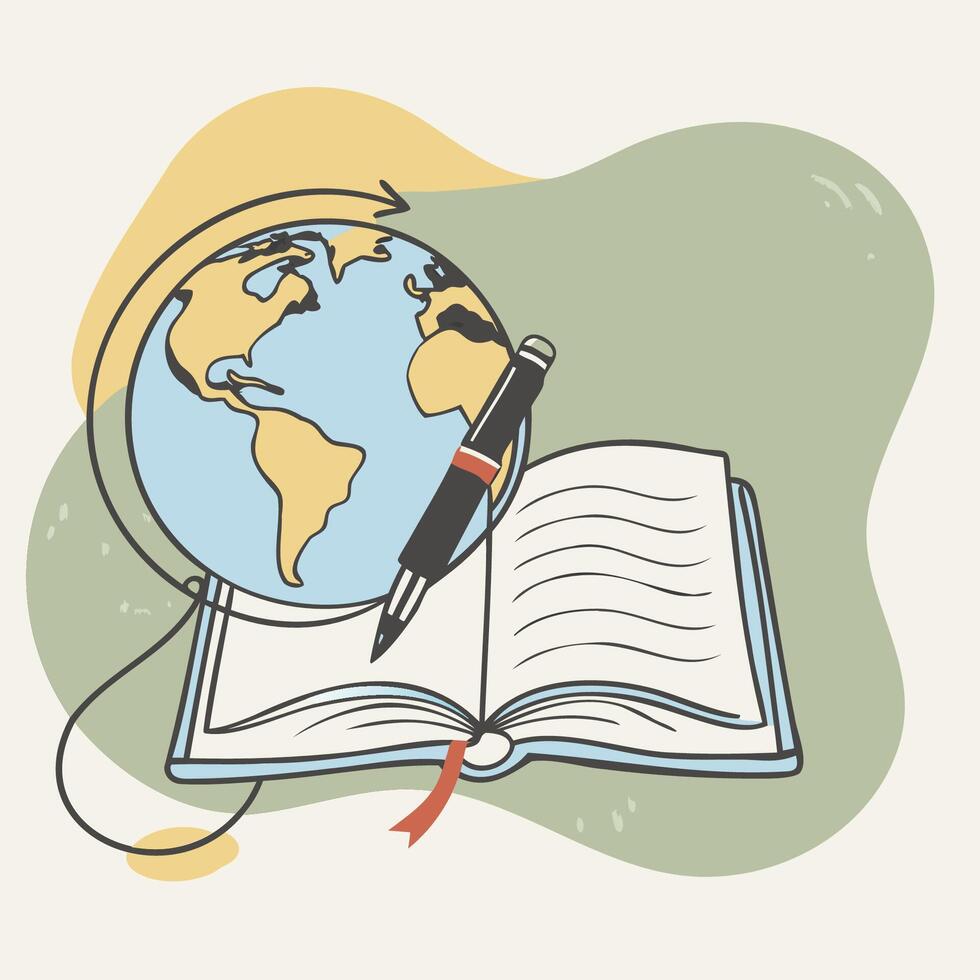 World Letter Writing Day illustration vector