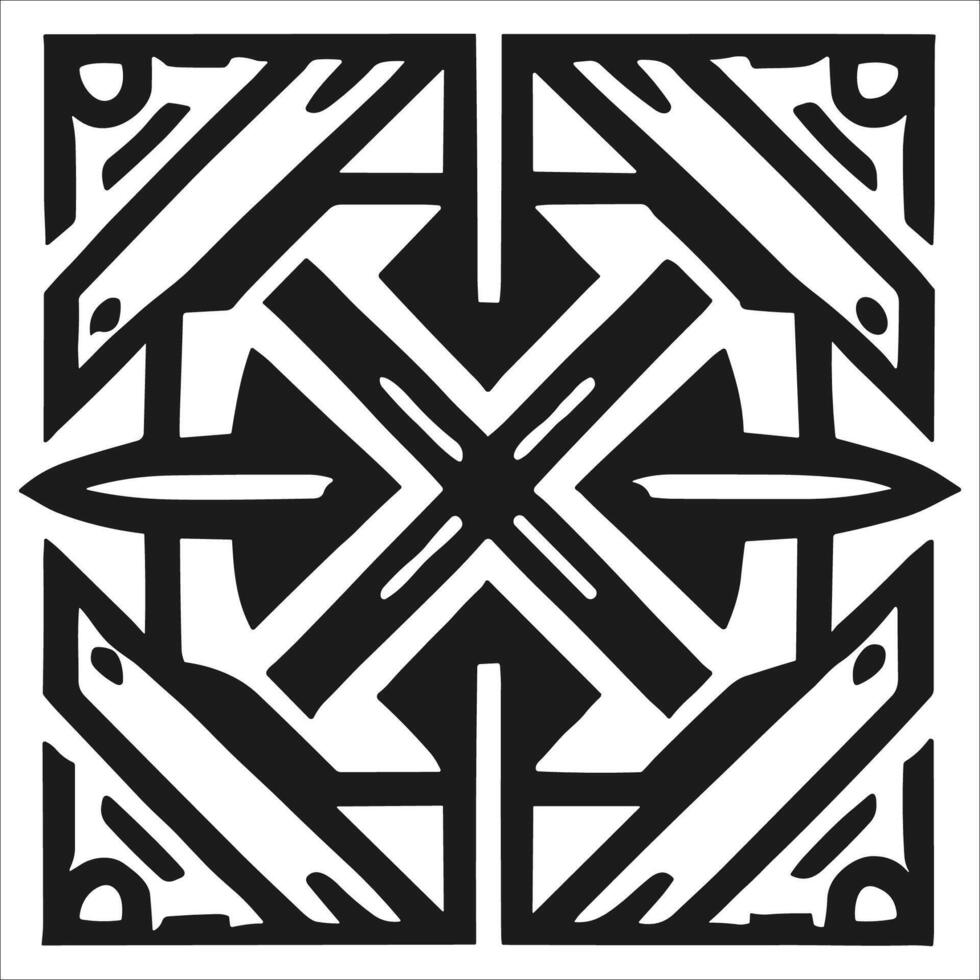 Attractive and beautiful geometric pattern design vector