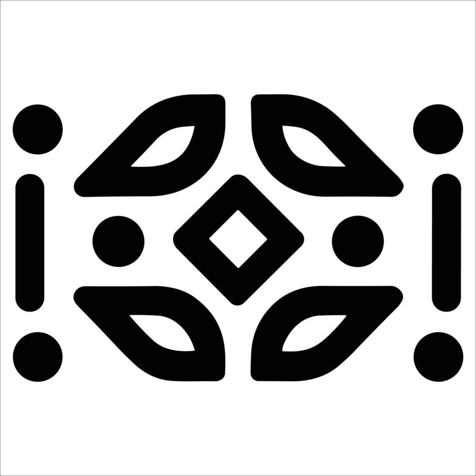 Attractive and beautiful geometric pattern design vector