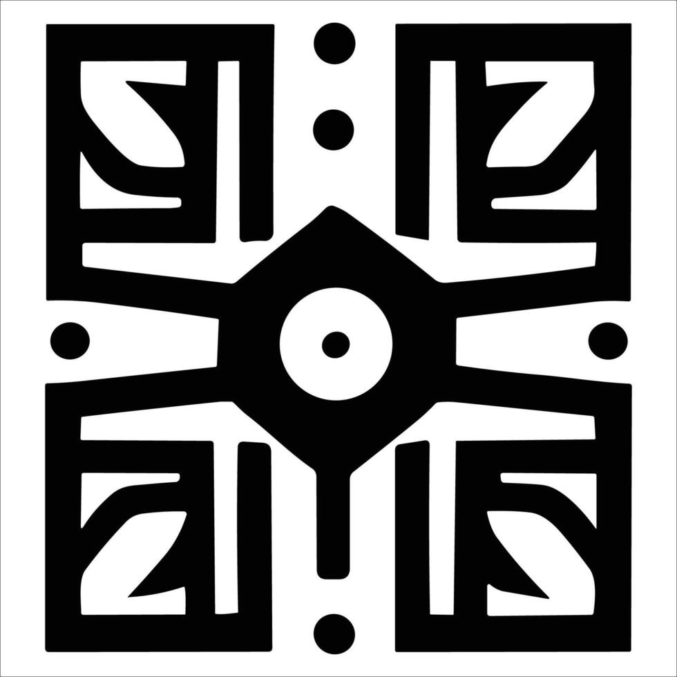 Attractive and beautiful geometric pattern design vector