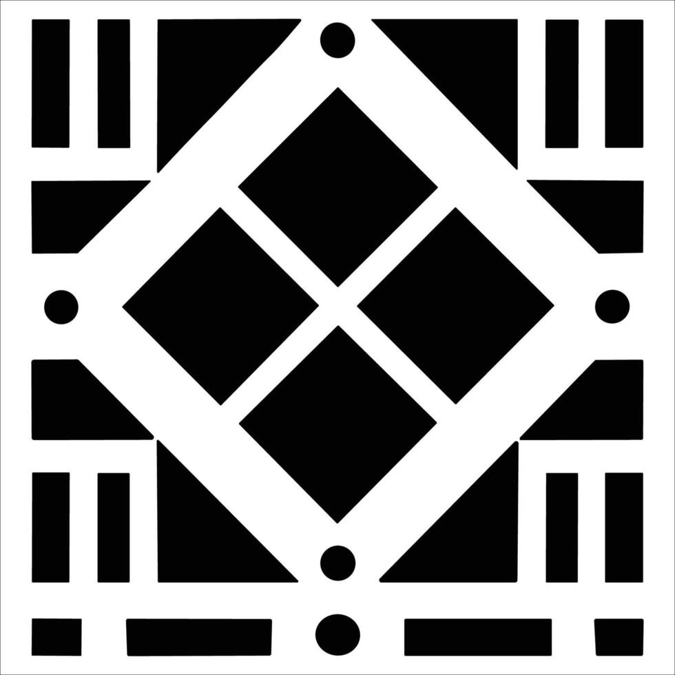 Attractive and beautiful geometric pattern design vector