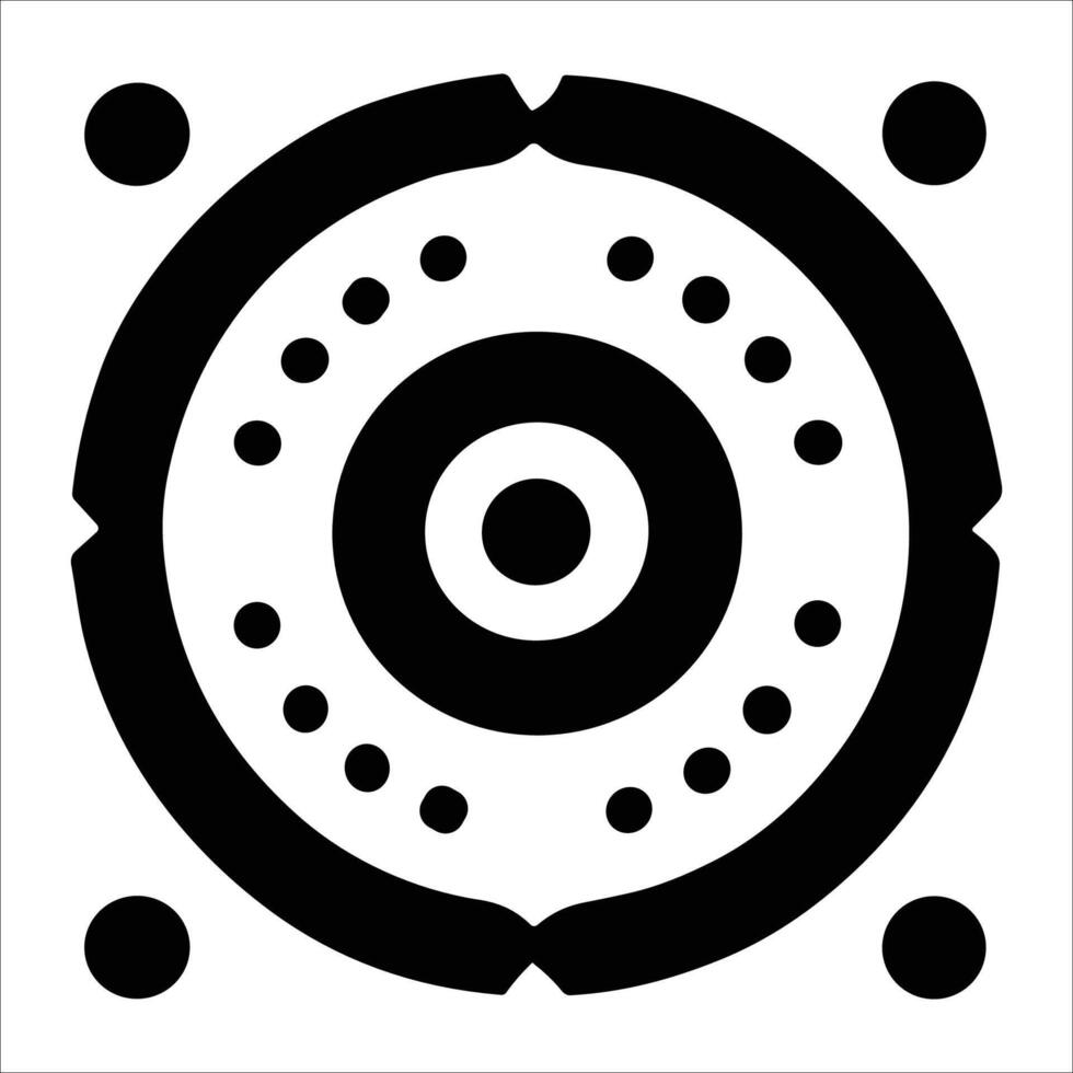 Attractive and beautiful geometric pattern design vector