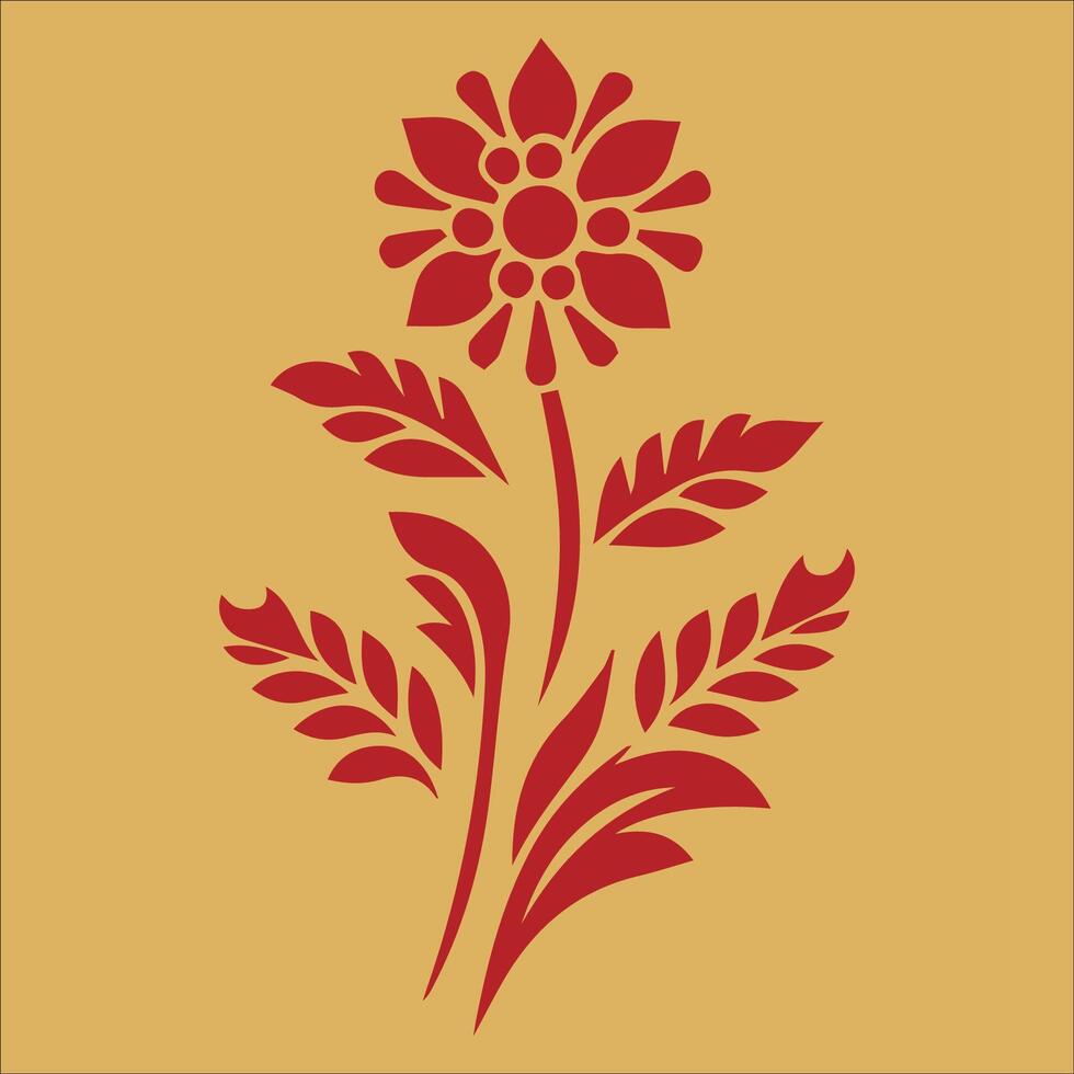 Attractive and beautiful floral pattern design for textile vector