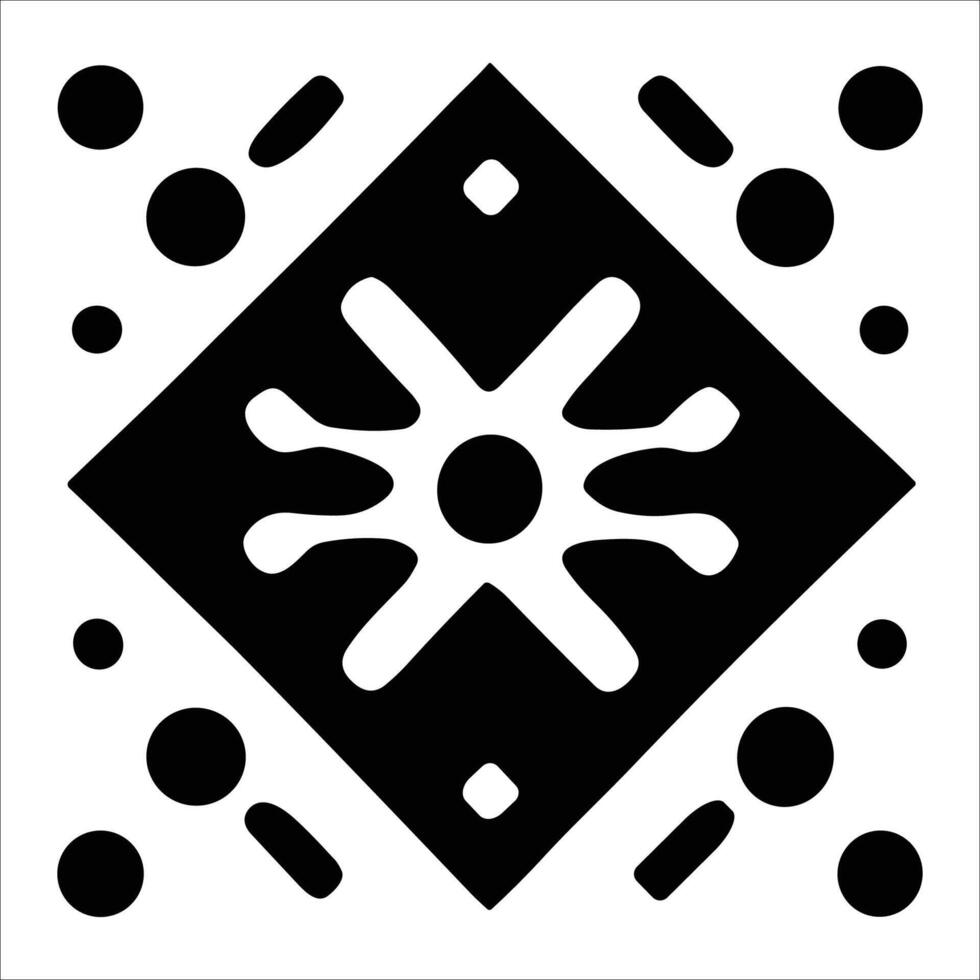 Attractive and beautiful geometric pattern design vector