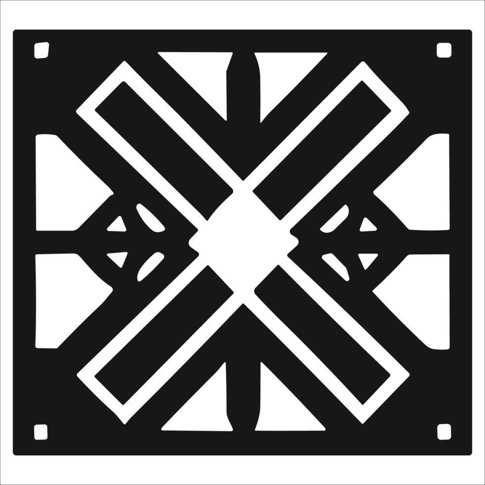 Attractive and beautiful geometric pattern design vector